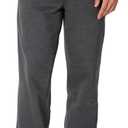 Amazon Essentials Men's Relaxed Straight Leg Fleece Open Bottom Sweatpant (XX-Large, Charcoal Heather)