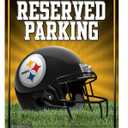 NFL Football Metal Parking Sign 8.5" x 11" - Great for Man Cave, Bed Room, Office, Home Dcor (TEAM COLOR)