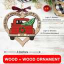 26 x Couples Christmas Ornament - Ideal Gifts for Couples, Perfect Couple 2025, Unique Couple Ornament, Distinctive Gift for Him and Her, Essential Holiday Ornaments for Couples (Couple Red Truck)