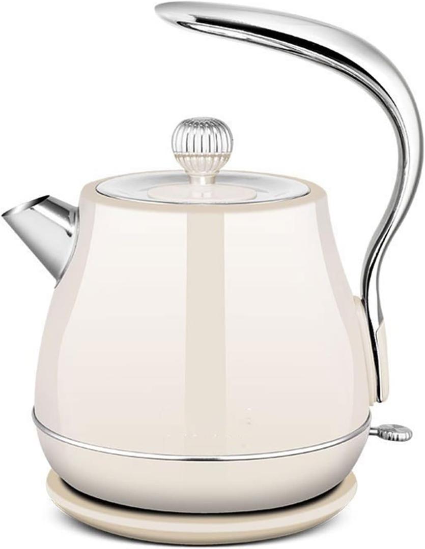 Coffee Pot Water Pot Heat Resistant Portable Water Pot Tea Pot Coffee Pot Tea Pot Gift Teapots (Color : White)
