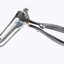 Natiqind Sims Rectal Speculum 6"" with Set Screw Blades 89mm Long x 16mm Wide at Chrome Plated Open, Nat-Si-002