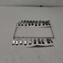 ZEDODIER Hat Hanger Hat Rack for Baseball Caps, 30 Hooks, Space Saving Hat Holder Closet Organizers and Storage, Silver