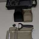 All-in-1 Update Safe Mandoline Slicer for Kitchen, Food Chopper with Container, Thickness Adjustable Vegetable Chopper, Potato French Fry Cutter Tomato Apple Slicer Onion (BlackKnight)