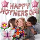 Happy Mother's Day Balloons Mothers Day Banner Set for Party Decoration Supplies