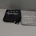 JHX Travel Laundry Bag, Dirty Clothes Bag Upgraded with Handles and Aluminum Carabiner, Collapsible Laundry Bag for Travel, Camp, Fitness, and Students1Pcs Grey 24"L x 21"W