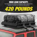 Max Loading 420-POUND Heavy Duty Roof Rack Cross Bars Fit for Jeep Wrangler JL JK Gladiator JT 2007-2024,(2 & 4 Door) Steel Crossbars Rooftop Cargo Bag Kayak Bike Carrier