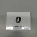 Smart Ring with LED Display Screen,Sleep&Fitness Tracking Wearable for Women/Men,Accurate Monitoring of Pedometer, Heart Rate,Blood Oxygen (R11, Black, 10)