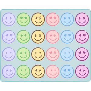 8' x 10' Classroom Rug, Carpets Schoolgirl Style Pastel Smileys Educational Area Rugs for Kids Room Seating Dcor, Play Carpet for Teaching and Playroom (Smiley Face Rug, 8x10ft) 8' x 10' Classroom Rug, Carpets Schoolgirl Style Pastel Smileys Educational Area Rugs for Kids Room Seating Dcor, Play Carpet for Teaching and Playroom (Smiley Face Rug, 8x10ft)