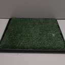 Artificial Grass Dog Potty with Tray,16" x 20" Reusable Puppy Training Pad,3-Layer Drainage Dog Grass Pee Pad for Small Dogs & Puppies, Easy-Clean Indoor Outdoor Pet Toilet