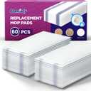 4-Layer Super Absorbent Pad Refills for Swiffer Wet Jet Mop, Heavy Duty & No-Shedding Mopping Pads Refill, Disposable Streak-Free Cleaning for All Sealed Floors, 60 Pack