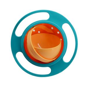 ZTL Gyro Bowl 360 Dgree Rotation Spill Resistant Gyroscopic Bowl with Lid 2 Pack