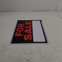Hillman 840028 For Sale Sign with Space for Fill In, Black and Red Plastic, 15x19 Inches 1-Sign