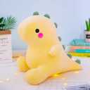 DUANMUL Cute Dinosaur Plush Toys Fat Dinosaur Stuffed Animals Toys Dolls Dinosaur Plush Toy Soft Stuffed Animal Dino Plushies Doll Cute Birthday Gifts for Kids Girls Boys (Yellow,13in) | Fluffy dinosaur stuffed plush toy made of premium soft fabric. Neat stitching, room decoration and daily companion