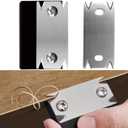 5 x Edge Banding Trimmer with 2 Pcs Reversible Blade, Edge Banding Iron for Woodworking Deburring, Edge Banding Cutter for PVC ABS Veneer Corners Wood