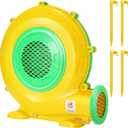 Bounce House Blower, 1100W/1.47HP Commercial Air Blower with Double-Sided Fan Blade Design, Strong Wind and Great Heat Dissipation Properties for Bouncy Castle, Jump Slides, Arch, Inflatables
