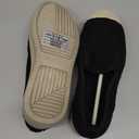 Shupua Womens Slip on Shoes Stylish Lace Casual Loafers Lightweight Platform Sneakers Comfortable Spring Flat Shoes for Office, Work (5, Black)