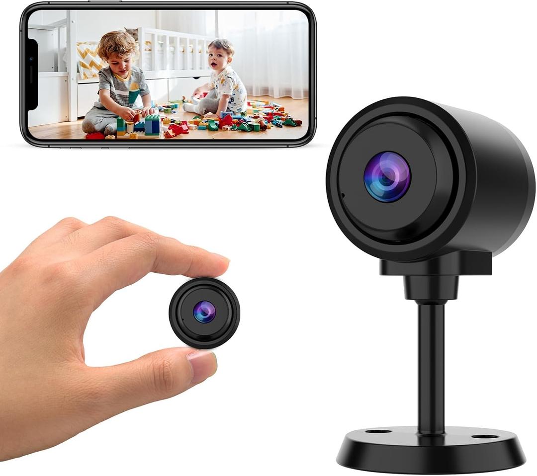 VSTARCAM Tiny Camera for Home Security 1Pcs, 2.4GHz WiFi Portable Battery Operated with IR Night Vision, Human Detection, 136 Wide Angle, Baby Monitor Small Motion Activated Camera
