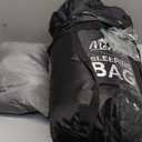 MEREZA 0 Degree Winter Sleeping Bag for Adults Kids with Pillow, Cold Weather Sleeping Bag for 4 Season Camping Hiking Backpacking Sleeping Bags for Big and Tall (Black)