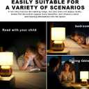 Modern Small Table Lamp Set of 2, Minimalist Nightstand Bedside Lamps with One-Button Inline Switch, 10.4 Inch Desk Light for Bedroom, Living Room,Including Light BulbGolden