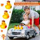 Deekin 24 Pcs Fall Rubber Ducks Acorn 2 Inch Thanksgiving Rubber Autumn Fall Themed Party Favors Bathtub Float Squeak Duck