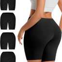 Yeblues Cotton Boy Shorts Underwear for Women Anti Chafing Slip Shorts Cotton Biker Short Boxer for Under Dresses Panties, Size: Large
