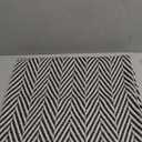 Jonhier Black White Chevron Square Throw Pillow Cover, Boho Farmhouse Geometric Pattern Cushion Cover, Mid Century Accent Decorative Pillowcase for Sofa Couch Bedroom Living Room, 20 x 20 inch