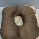 Stuffed Donut Pillow Seat Cushion | for Tailbone and Coccyx Pain, Hemorrhoids, Bed Sores, Pregnancy, Prostate, Surgery Recovery, Sitting Pressure Relief, for Home, Office and Car (Brown)