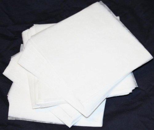 ThreadNanny Tearaway Machine Embroidery Stabilizer Backing 100 Precut Sheets - 8x8 inch fits 4x4 inch Hoop 45gms