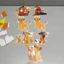 6 PCS Lion-king Honeycomb Centerpieces lion Honeycomb Centerpieces for lion Party Supplies