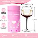 Personalized Wine Glass Gifts, Romantic Anniversary I Love You Blessings for Mom, Unique Birthday, Christmas, Memorial Gifts for mom (Mom Gift)