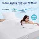 Elegear Silver Infused Cooling Bed Sheets Queen, Arc-Chill 3.0 Cool Tech, Silver-Ion Freshness, Cooling Sheet Set for Hot Sleepers & Night Sweats, Breathable Soft & Dry, Deep Pocket 18", 4PCS