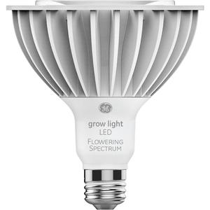 GE Grow LED Light Bulb, PAR38 Flood Light, Indoor and Outdoor LED Grow Lights for Plants, Flowers and Fruit with Advanced Light Spectrum, 30 Watts (1 Pack)