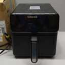 Air Fryer 6 Quart, Airfryer with All Metal Inside, 1500W Large Air Fryer Oven Combo for Family, Compact Non-Stick Square Basket, Dishwasher Safe, ETL Certified