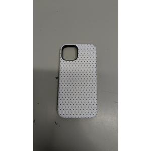 Magnetic Case for iPhone 13, Compatible with MagSafe, Aesthetic Polka Dot Cute Design for Women, Hybrid 2-Layer Hard Shell Phone Cover, White