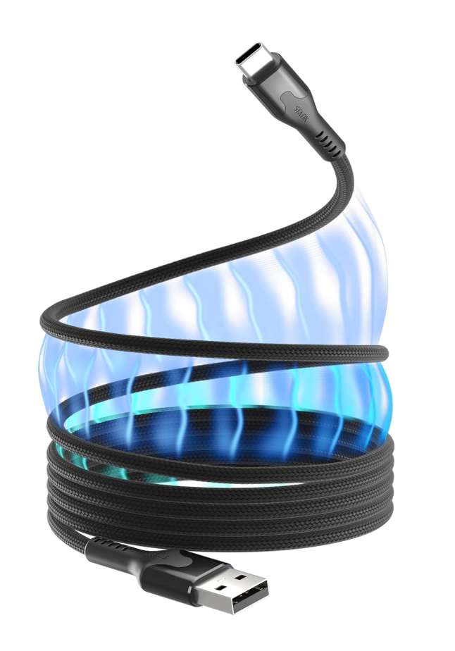 3 Foot Flat Magnetic Sync Charge Cable