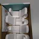 Door Lever Locks (4 Pack) - Prevents Toddlers from Opening Doors - Durable ABS with 3M Adhesive - Easy One-Hand Operation for Adults, No Tools Needed (White)