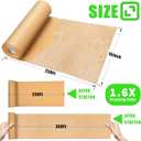 Honeycomb Packing Paper, MINHAO 15"x230' Eco Friendly Packing Paper for Moving Recyclable Honeycomb Paper Moving Supplies Bubble Paper Wrapping Protective Roll, With 36 Fragile Sticker Labels