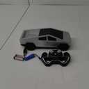 YONIKUKU RC Toys Car, Sliver Metal with LED Light and Reality Sound, Model for Lovers Collection (Black)