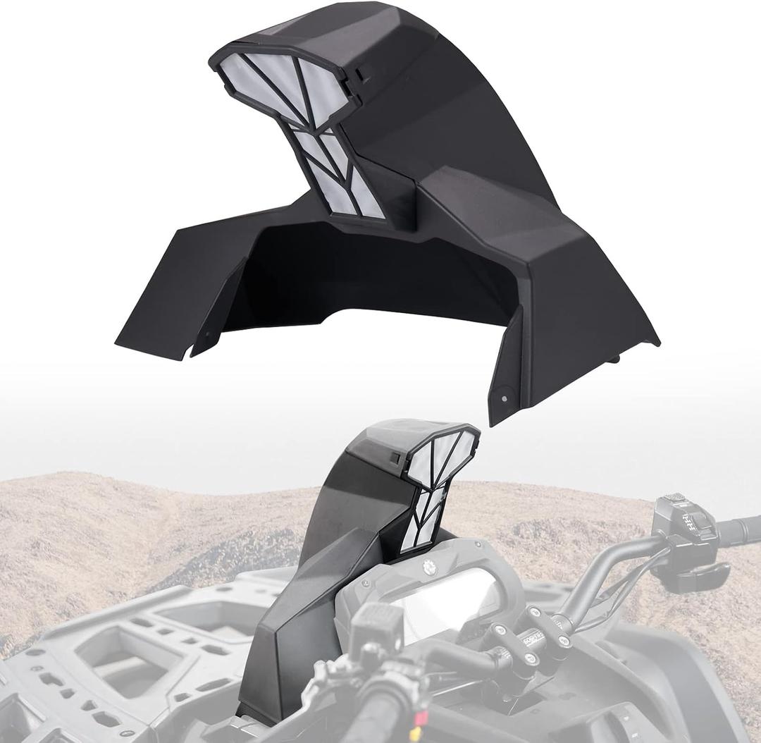 A & UTV PRO Snorkel Kit Horn for Can Am Outlander 570 850 1000 XMR 2013-2024, Raised Hood Vent Intake Air Relocation Extension Accessories, Replace OEM # 715002518, Black, 1PC
