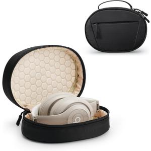 Soft Case for Beats Studio Pro/Sony WH-1000XM4/ Sony WH-XB910N/ Beats Studio3 Headphone, Soft Shell Travel Protective Carrying Cover Storage Bag, Black