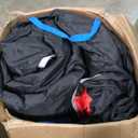 Inflatable Bounce House with Slide, 15.3ft x 14.7ft, Jumping Castle with Blower, Dartboard, Dual Basketball Hoop, Dual Kicking Boards, Jumping Area for 6 Kids