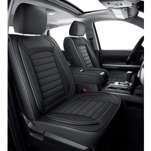 LUCKYMAN CLUB Tundra Seat Covers, Fit for 2014-2025 Tundra Crew Cab CrewMax Double Cab Regular Cab Pickup Trucks with Water Proof Faux Leather