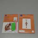 GEM KEYCHAIN DIY KIT FINISHED SIZE 2.6"X9.13" PACK OF 2