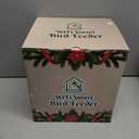 Smart Bird Feeder with Camera, AI Identify Birds Species Solar Powered, 2K HD Video Bird House with Camera, Instant Arrival Alerts, Waterproof Squirrel Proof, Gift for BirdLovers, 2.4GHz WiFi, Blue