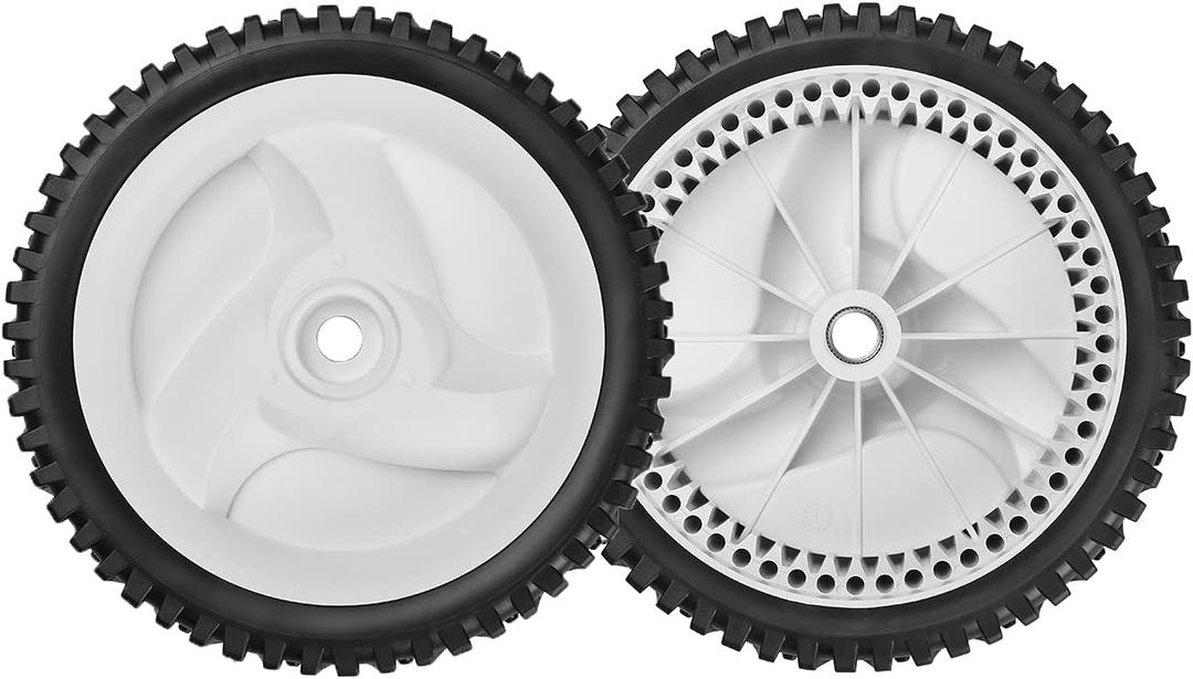 532403111 Front Drive Wheels Fit for Craftsman Lawn Mower - Front Drive Tires Wheels Compatible with Craftsman & HU Front Wheel Drive Self Propelled Mower Tractor, Replace 194231X427, 2 Pack
