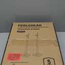 Perlegear Universal Speaker Stands Pair with Cable Management, 33.6 inch Speakers Stands for Bookshelf Speakers, Satellite Speakers & Surround Sound Speaker Holds to 22lbs (PGSS2)