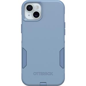 OtterBox iPhone 15 Plus and iPhone 14 Plus Commuter Series Case - Crisp Denim (Blue), Slim & Tough, Pocket-Friendly, with Port Protection