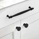 Asidrama 10 Pack 7.5 Inch(192mm) Matte Black Kitchen Cabinet Handles, Cabinet Pulls Kitchen Cabinet Hardware for Cupboard Drawer Pulls