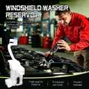 Windshield Washer Fluid Reservoir, Compatible with 2011-2018 Volkswagen Jetta & 2012-2019 VW Beetle, OEM Replacement #5C6955453Q, WWA73231, Premium Windshield Washer Tank Assembly