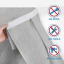 RYB HOME Classroom Door Window Cover, Privacy Sunlight Shades for Classroom Windows and Doors Cover Lockdown Shades, Room Darkening Design Blocks Views, W 8 x L 36, 1 Panel, Grey